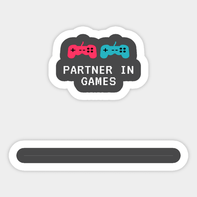 Partner in Games Sticker by Valentin Cristescu